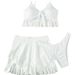 Women's Clothing Style Swimwear Bodycon Skirt Two Piece Swimsuit Three Piece Set Tie Up Beach Bikini Beach & Pool Ready_ecoleips.com