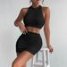Summer Sleeveless Bodysuit With A Fitted Neckline And A Stylish, Elegant Women's Vest_ecoleips.com
