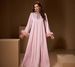 Women's Long Loose Evening Gown With Hand Stitched Rhinestones New Style Dress_ecoleips.com