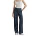 Women's Clothing High Waist Wide Leg Yoga Pants Casual Loose Fit Slimming Outerwear With Long Pockets Polyester_ecoleips.com