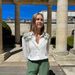 Women's Fashion Casual Printed Two Piece Set Long Sleeved Trousers Single Breasted Loose Fit_ecoleips.com