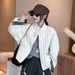 girl Factory Direct Sale Thin Women, Women's Coat, Autumn 2025 Trendy Hot Item, Super Beautiful White Cotton Jacket For Women_ecoleips.com