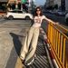 YC&American Retro Loose-fitting Low-waist Flared Pants With Drape Effect, Floor-length Wide-leg Pants, Versatile_ecoleips.com