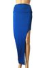 Product Sexy High Waist Side Slit Bodycon Colorful Multi-color Leg-revealing Long Dress_ecoleips.com