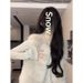Aria Basics Autumn And Winter Atmosphere, Gentle White Moonlight, Women's High-end Slim-fit Thick Eco-friendly Fur Vest With Leather_ecoleips.com