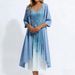 2026 Women's Summer 2-Piece Maxi Dress Set –Embroidery Print, Spaghetti Strap Dress & Open Front_ecoleips.com
