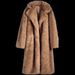 Fur Coat Elongated Women's Fox Fur Two-tone Coat Warm Winter Fur Coat_ecoleips.com