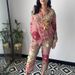 Women's Clothing Shirt Nine Point Pants Fashion Floral Print Two Piece Set_ecoleips.com