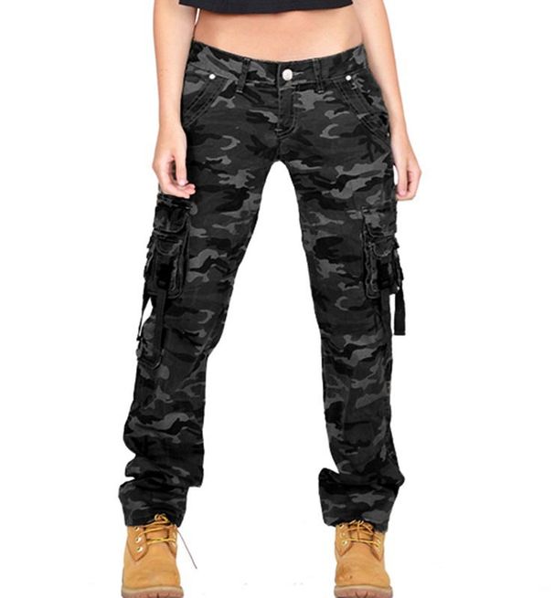 Women's Clothing New Multifunctional Women's Camouflage Pants Loose Casual Outdoor Sports Overalls_ecoleips.com