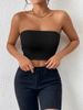 Aria Basics Aria Basics 2026 Hot-selling European And American Cross-border Sexy Navel-revealing Strapless One-piece Tank Top For Women_ecoleips.com