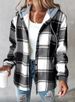 Women's Plaid Coat Casual Style New Style Outerwear_ecoleips.com