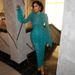 Retro Elegant Slim Fit Bodycon Dress for Women round Neck Long Sleeves Loose Comfortable Trendy Long Dress_ecoleips.com