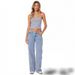 Women's High-Waisted Flared Jeans - Russian Fashion Stretch Denim Pants With Extra Long Length (XS-6XL, 5 Colors)_ecoleips.com