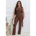 Women's New Trendy Street Outdoor Stand Up Collar Sports Jacket And Pants Set_ecoleips.com