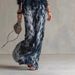 Women's Sleeveless Halter Neck Top With Printed Wide Leg Pants Set Summer Bohemian Outfit_ecoleips.com