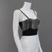 INS Style Women's Low Cut, Beautiful Back, Sexy Rhinestone Tassel Strap, Short Tank Lady Top, T-shirt Trendy_ecoleips.com