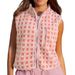 Women's Waffle Fleece Zip-Up Vest High Neck Sleeveless Pullover - Lightweight Warm Layering For Fall & Winter_ecoleips.com