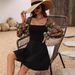 Women's Clothing Long Sleeved Holiday Ladies Dress Summer Casual A Line Skirt_ecoleips.com