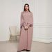 New Muslim Hooded Headscarf Long Skirt Rope Fashionable And Elegant Dress Robe_ecoleips.com