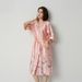 Voya Women's Summer Sexy Ice Pajamas, Mid-Sleeve Plus Size Bathrobe, Satin Silk Bridal Morning Robe, Wholesale From_ecoleips.com