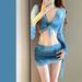 Women's New Style Four Piece Bikini Swimsuit For Beach Vacation Conservative High End Two Piece Swimsuit For Hot Springs_ecoleips.com