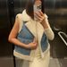 Women's Clothing Lambswool vest women's cotton autumn and winter motorcycle fur one piece outerwear lambswool vest waistcoat cardigan jacket_ecoleips.com