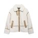Women's Lamb Wool Coat , Motorcycle Fur All-in-one Motorcycle Thickened Jacket For Women_ecoleips.com