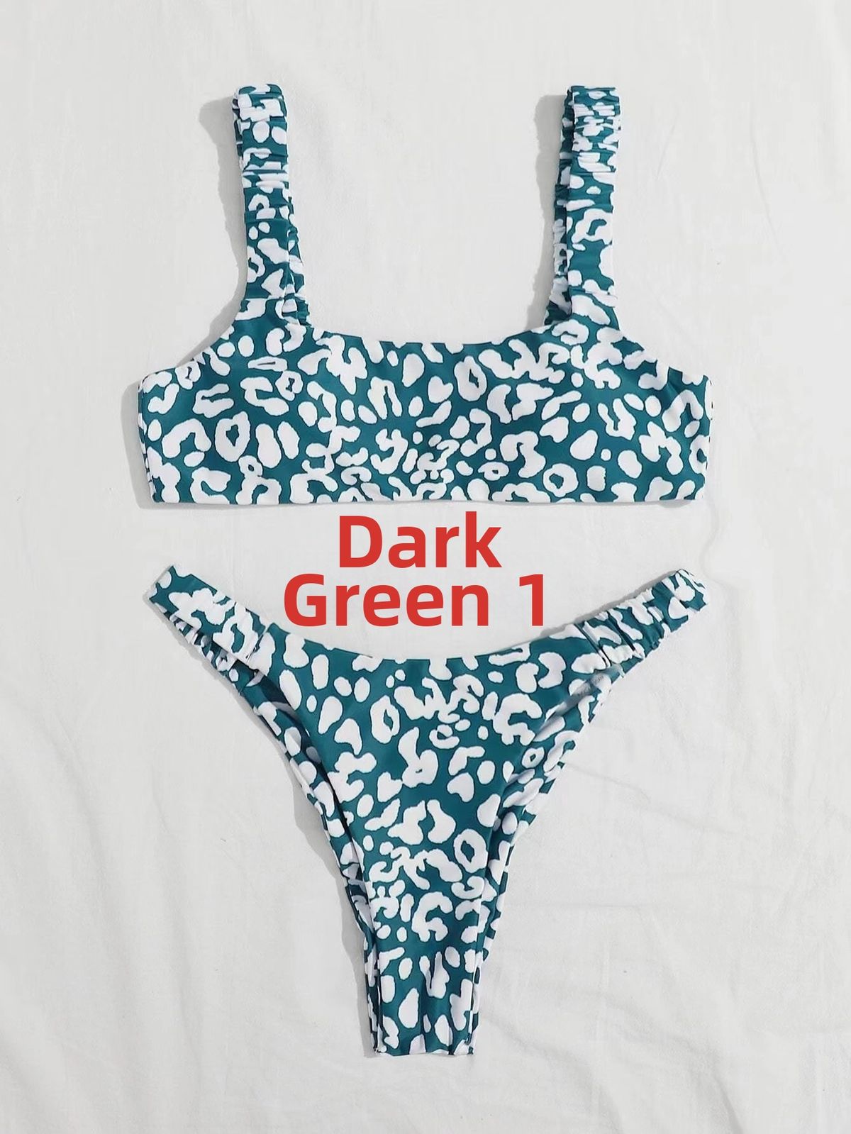 Multi-Color Strapless Halter Bikini High-Waisted Backless Women's Swimwear Sexy_ecoleips.com