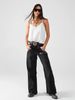 Women's Clothing Fashion Rhinestone Studded Wide Leg Jeans For Women Trendy European And American Style_ecoleips.com