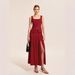 Tailored Sleeveless Vest & Flared Wrap Skirt Set – Sculpted Waist, Split Hem, 97% Polyester-3% Spandex, 564g Work-To-Weekend Elegance_ecoleips.com