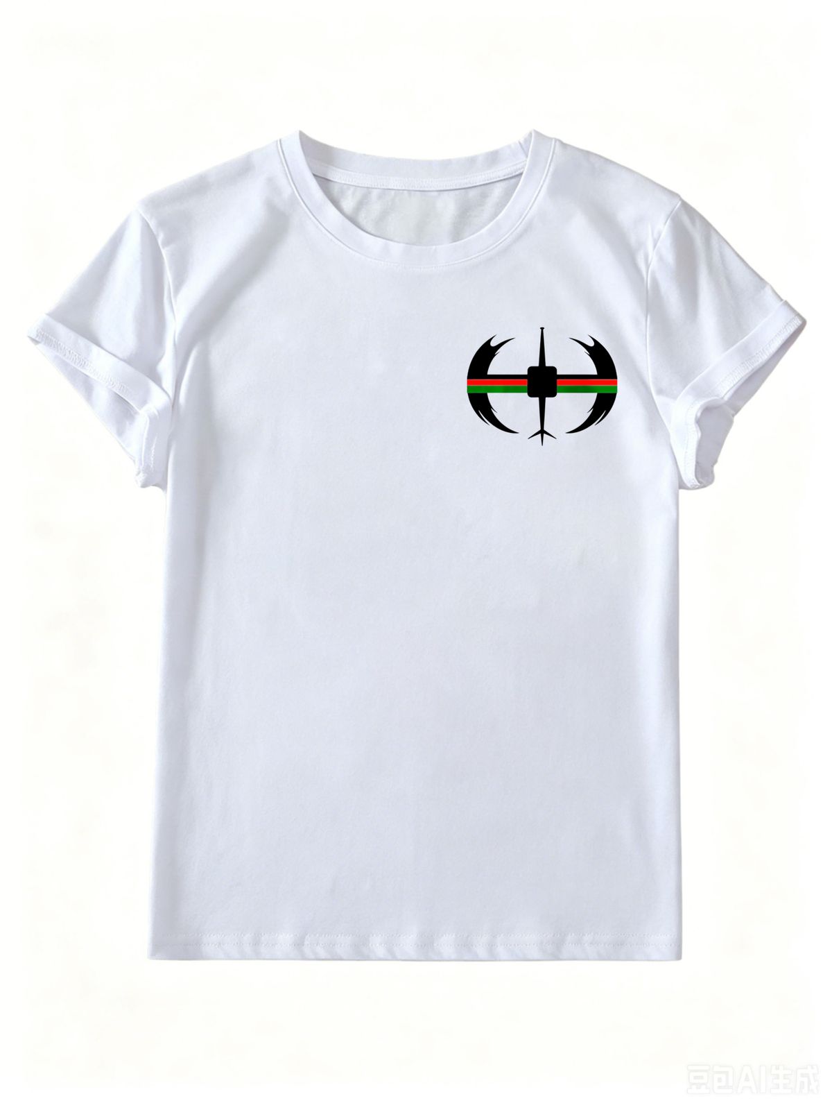 Ladies Quiet Luxury Basic T-Shirt, Pure Cotton Fitted Tee, Timeless Minimal Everyday Wear_ecoleips.com