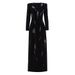 K High End Beaded Sequined Round Neck Dress With A Slimming And Slimming Style, Featuring A Heavy Weight Beaded Long Skirt_ecoleips.com