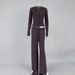 Women's Knitted Cardigan Set Early Spring Fashion Slim Fit Long Sleeve Low Waisted Trousers Sweater Ensemble_ecoleips.com