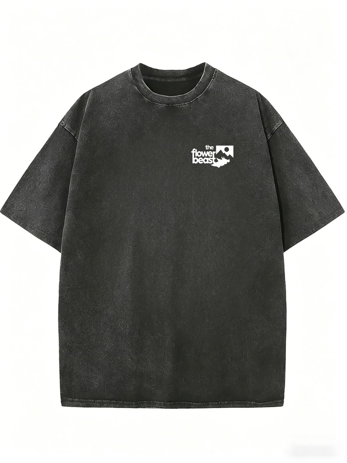 Women's Casual Boyfriend Tee, Retro Washed Effect Everyday Top_ecoleips.com
