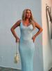TARUXY Sequin Slim Maxi Dress Female Backless Glitter See-Through Sexy Patchwork Autumn Women's Long Club Party Dresses Vestido_ecoleips.com