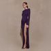 Women's Off-Shoulder Knotted Evening Dress Sexy Long Slim Fitting Exclusive_ecoleips.com