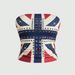 Fashion Women's Sleeveless Vest Musical Note National Flag Print Hot Fix Rhinestone 2026 Element European And American Style Summer Top_ecoleips.com