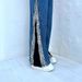 Women's Clothing Fashion Design Jeans Sexy Hot Girl Zipper Slit Leopard Print Stitching High Waist Wide Leg Trousers For Women_ecoleips.com