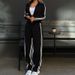 Women's Casual Long-Sleeve Tracksuit Set – Trendy Two-Piece Outfit With Comfort Fit, Breathable Fabric For Workout & Daily Wear_ecoleips.com