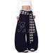 Women's Trendy Hip Hop Wide Leg Casual Pants Free Belt Street Dance Jazz Curved Pants for Summer Spring Autumn Fashion_ecoleips.com