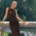 European And American Women's Clothing 2026 Spring New Fashion Sexy Ruched Waist Back-Slit Round-Neck Sleeveless Dress_ecoleips.com