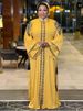 Luxury Diamond-Embroidered Maxi Dress – Modest Long Sleeve Abaya (XL/XXL/XXXL, Premium Cotton Blend)_ecoleips.com