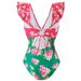 Women's Sexy Fitted One Piece Swimsuit Swimwear Fashionable Two-Piece Set For_ecoleips.com