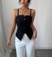 Sexy Style Spaghetti Strap Tank Top, Slim Fit Sweetheart Neck Cami For Summer_ecoleips.com