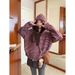 Arctic Fleece Long Sleeve Tops Knitted Sweaters Women's Winter Striped Zipper Cardigan Jackets Hooded Warm Sweaters Whol_ecoleips.com