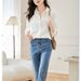 K Women's Shirt Long Sleeved New Commuter Style Top With Design Sense_ecoleips.com