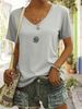 Women's Printed Short-Sleeve Tee - Breathable Round Neck Top For Spring & Summer Style-N_ecoleips.com