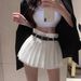 Lace Trim Pleated Skirt With Detachable Belt - Jk Style School Uniform Skirt For Women And Girls Versatile Styling Options_ecoleips.com