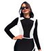 Women's Clothing Splicing Simple Fashion Long Sleeved Trousers With Skirt Set_ecoleips.com