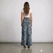 Women's Casual Cotton Denim Jeans With Symmetrical Slit Faux Two-Piece Skirt Style For Street Fashion Summer Spring/Autumn Regular Fit_ecoleips.com